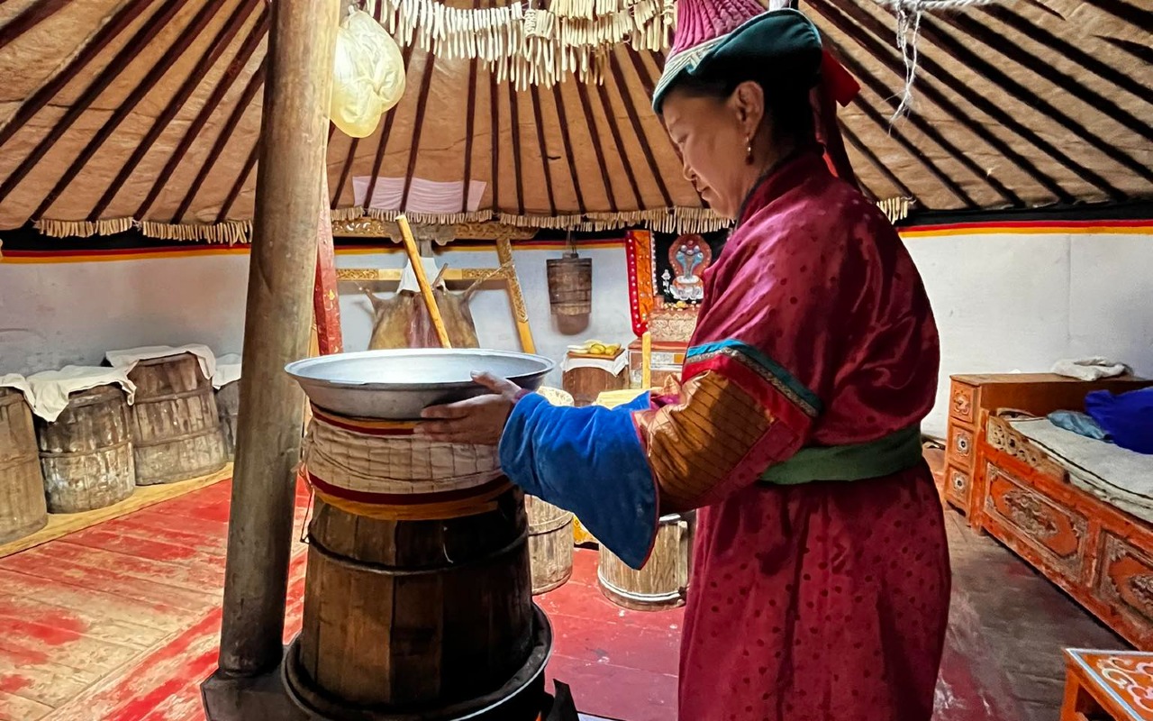 Making a Mongolian traditional vodka | Premium Travel Mongolia