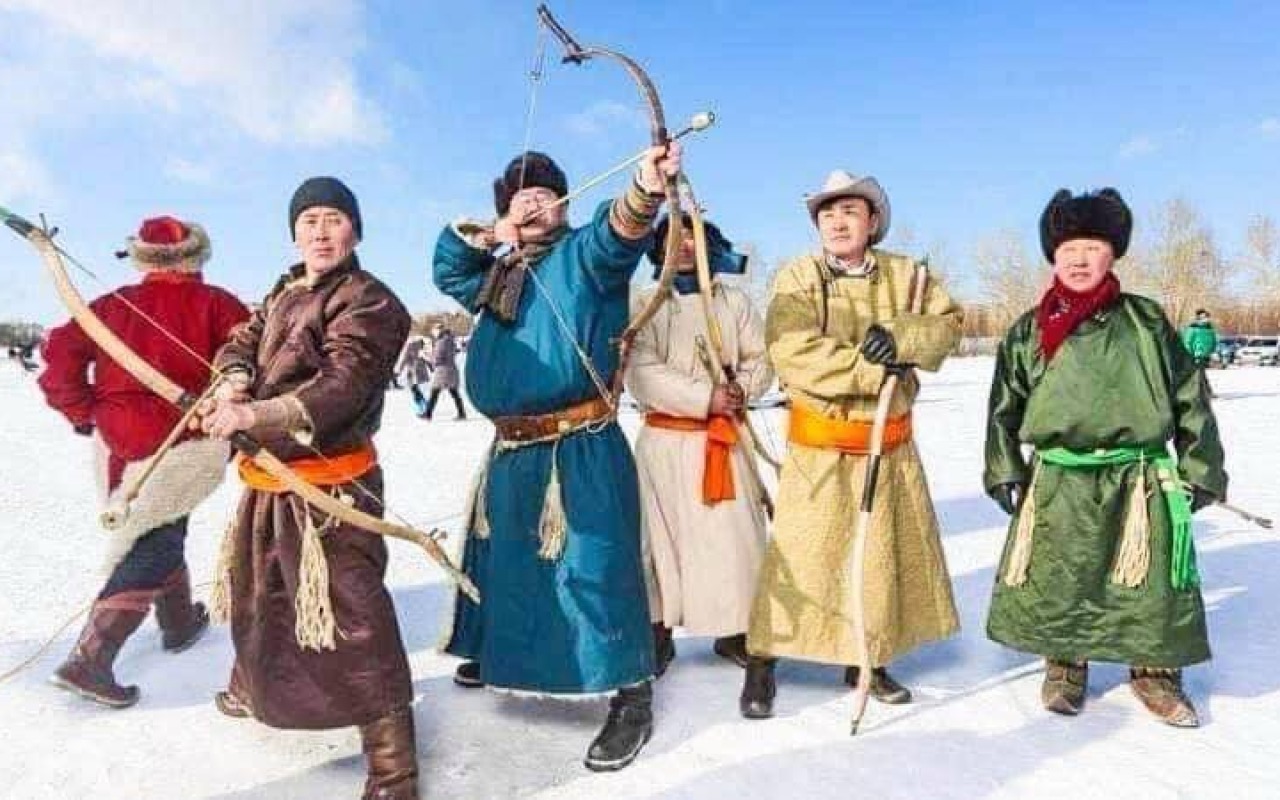 Try Mongolian thumb style archery | Premium Travel Mongolia